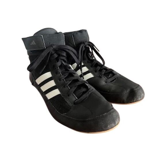 Adidas Men\'s sz 8 AQ3325 HVC 2 Wrestling Shoes Black Mat Grappling Sneakers main image 9